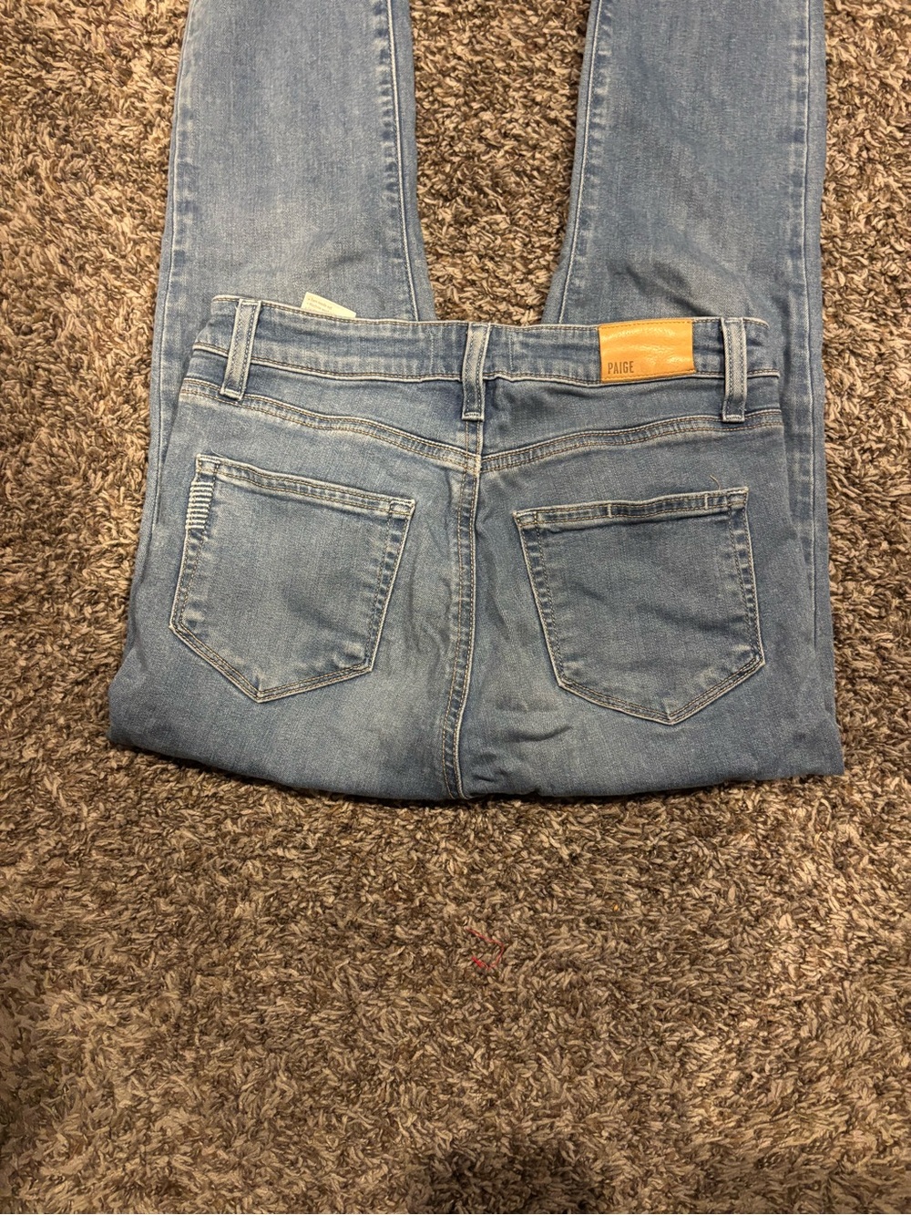 PAIGE Light Blue Denim Ankle Jeans